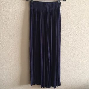 Navy Maxi Skirt